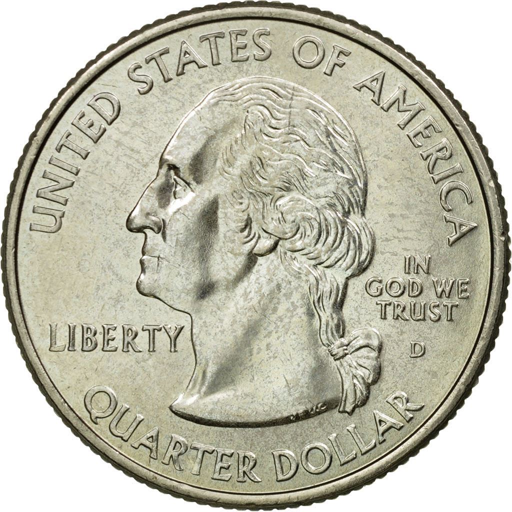 United States | 1/4 Dollar Coin | Indiana | Km:334 | 2002