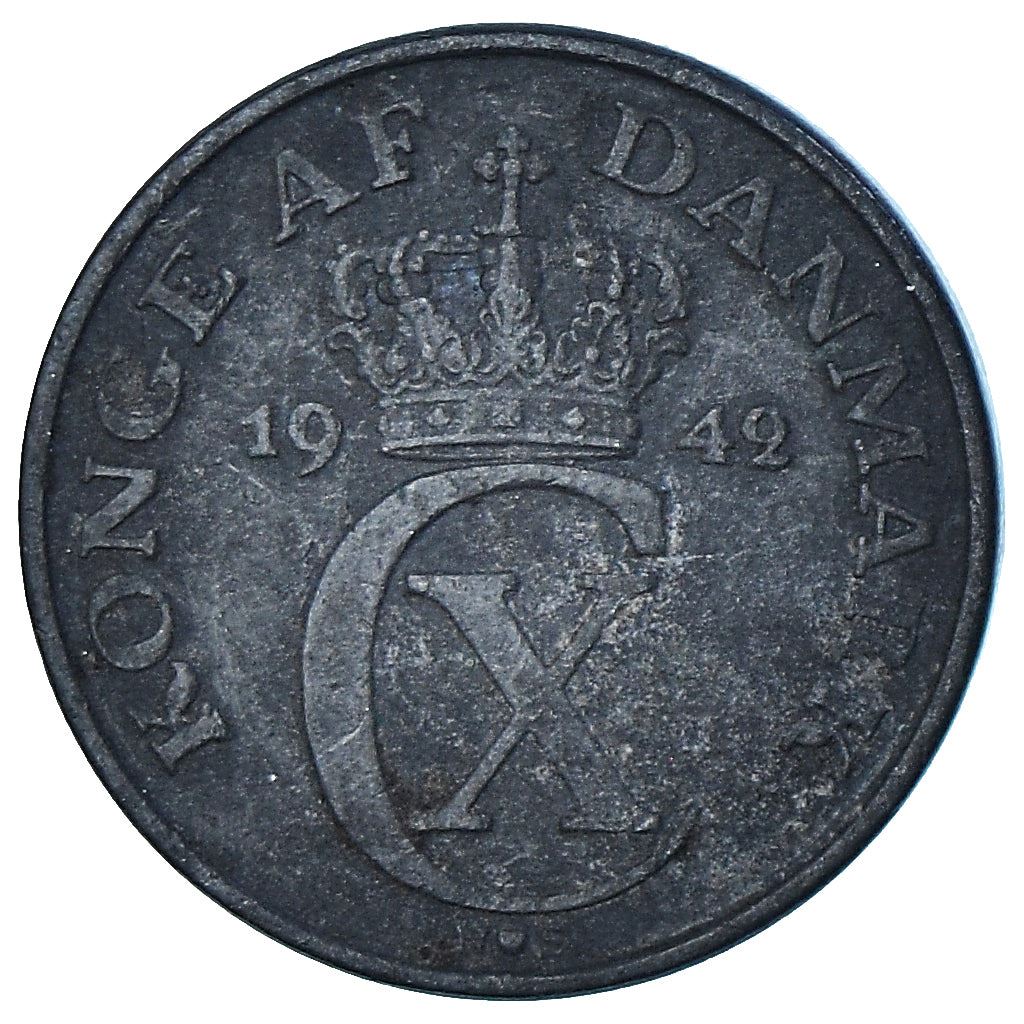 Denmark | 1 Ore Coin | Monogram | Km:832 | 1941 - 1946