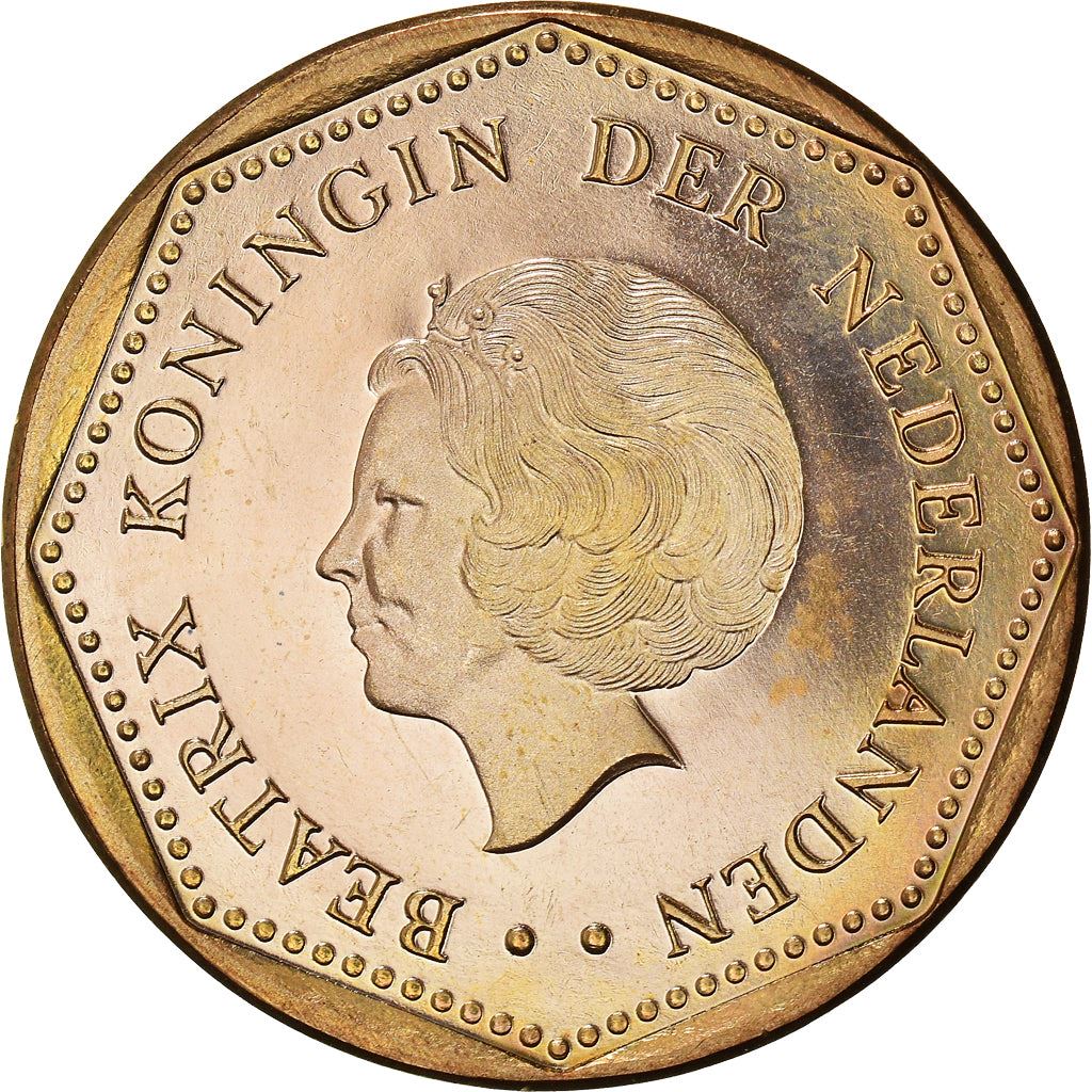 Netherlands Antillean Coin 2.5 Gulden Coin | Queen Beatrix | KM38 | 1989 - 2013