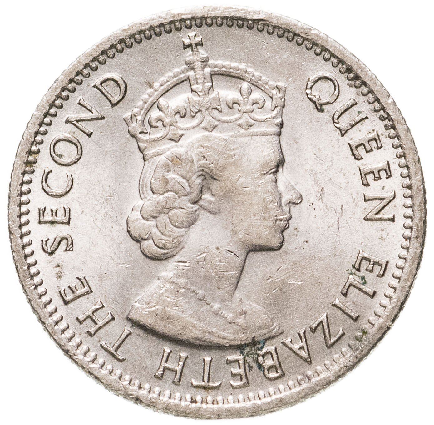 マラヤと英領ボルネオ | 5セント硬貨 | エリザベス2世 | Km:1 | 1953