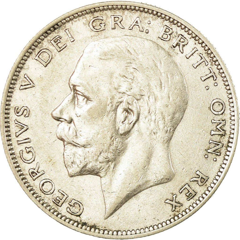 United Kingdom | 1/2 Crown Coin | George V | KM:835 | 1927 - 1936