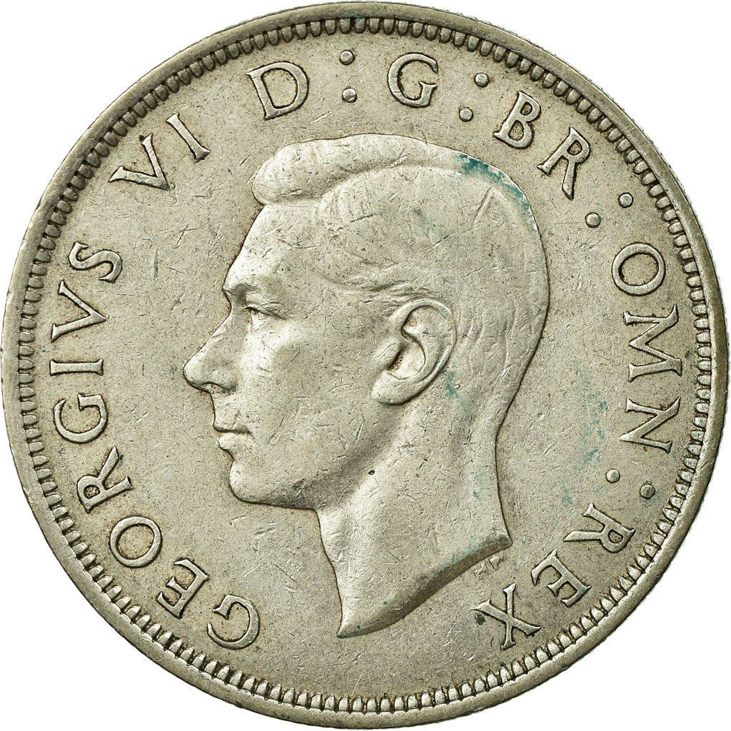 United Kingdom | 1/2 Crown Coin | George VI | KM:856 | 1937 - 1946