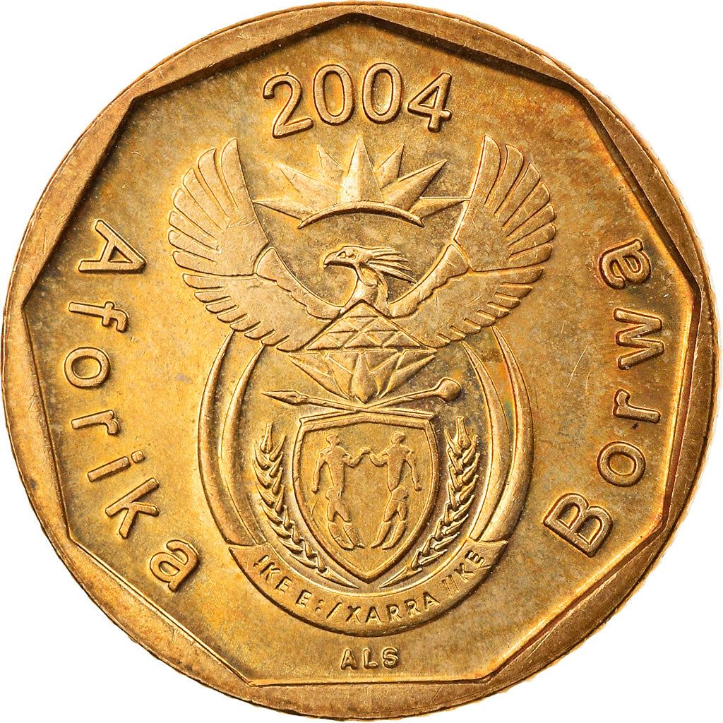 Sydafrika 10 Cents Tswana Legende - Aforika Borwa Mønt KM326 2004