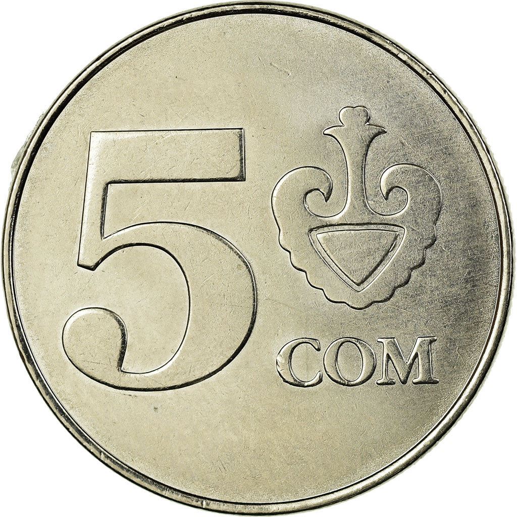 Kyrgyzstan 5 Som Coin | Falcon | Kookor | KM16 | 2008