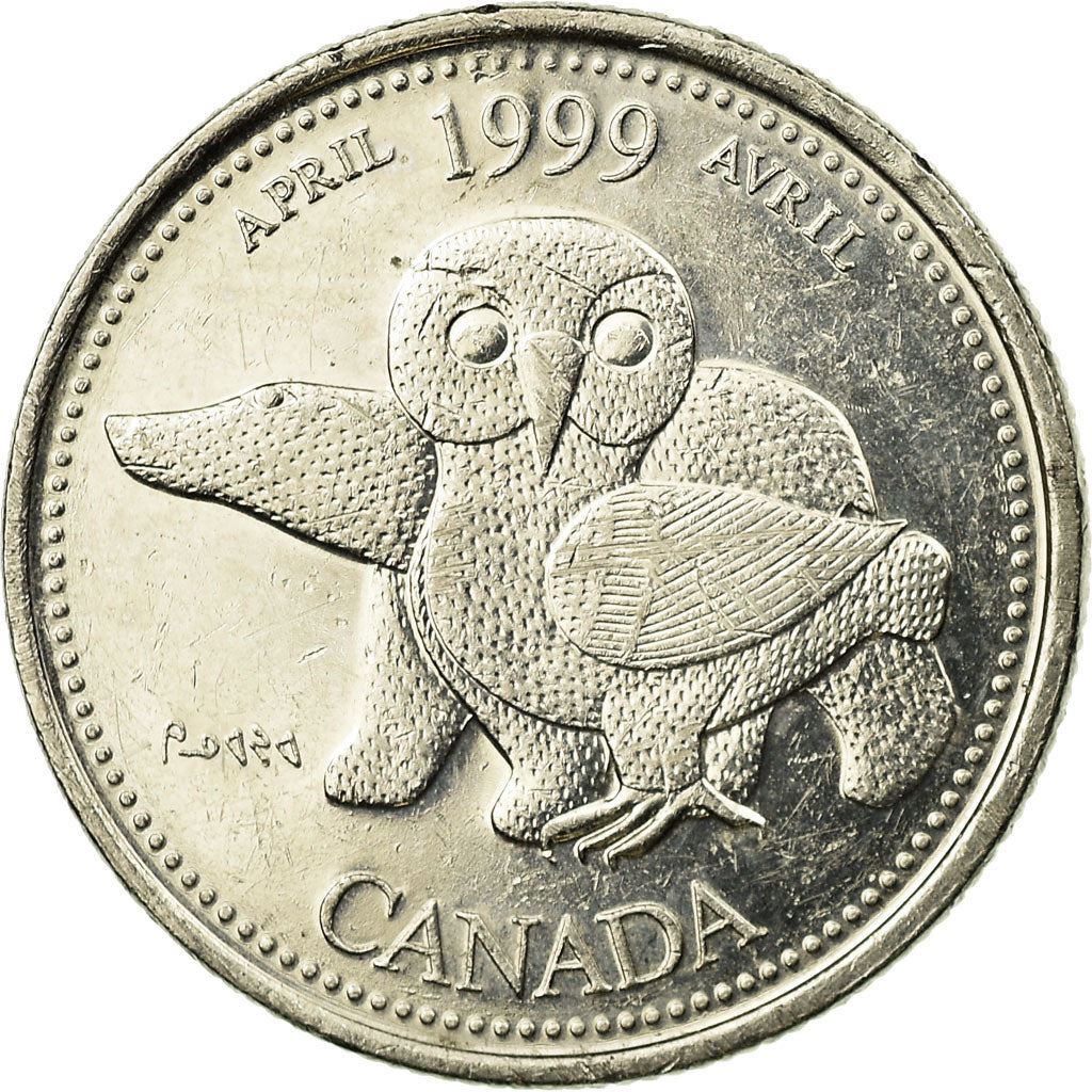 Canada | 25 Cents Coin | Our Northern Heritage | Nickel | KM:345 | 1999