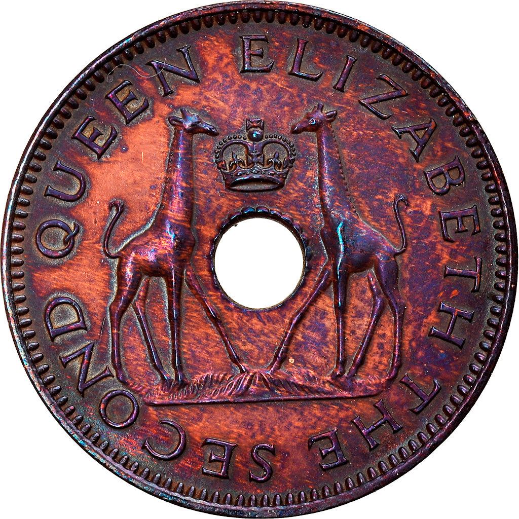 Rhodesia and Nyasaland | 1/2 Penny Coin | Giraffes | Km:1 | 1955 - 1964