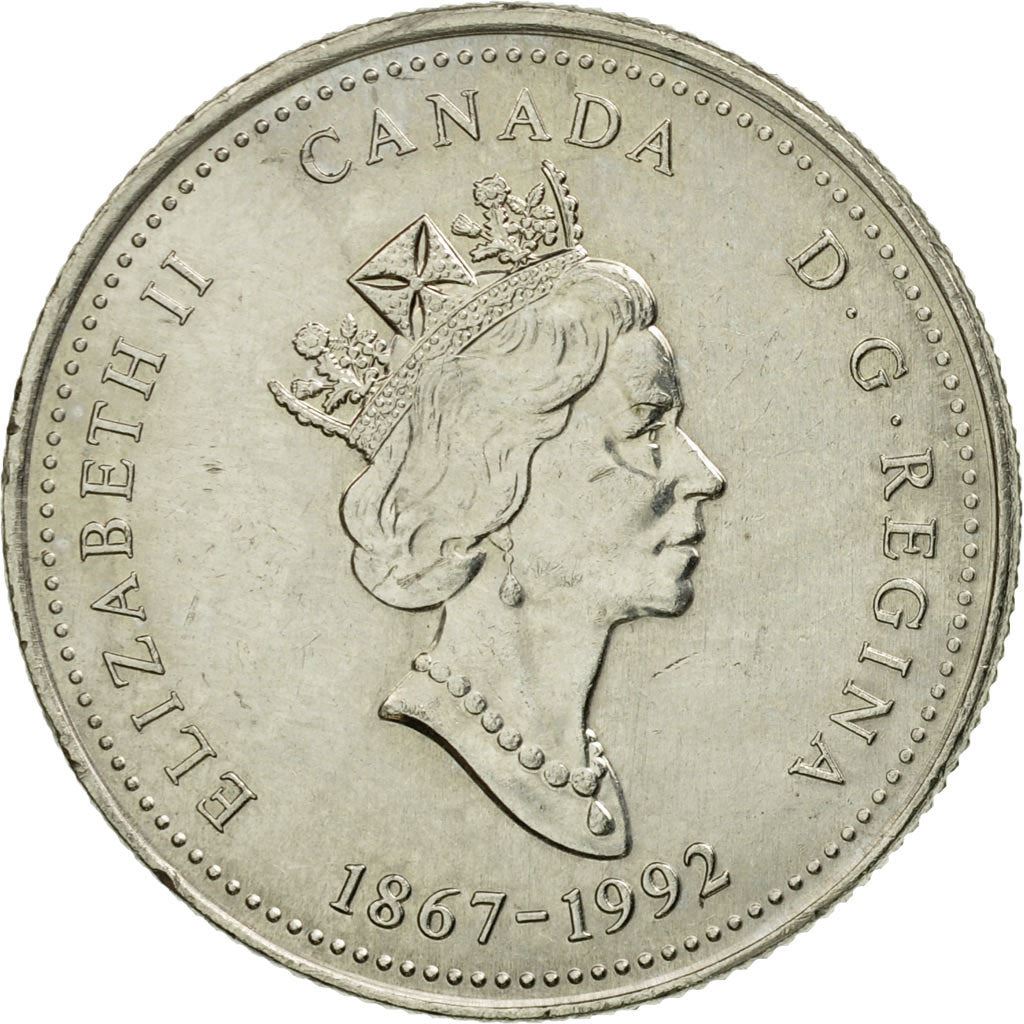 Canada | 25 Cents Coin | Nickel | British Columbia | KM:232 | 1992