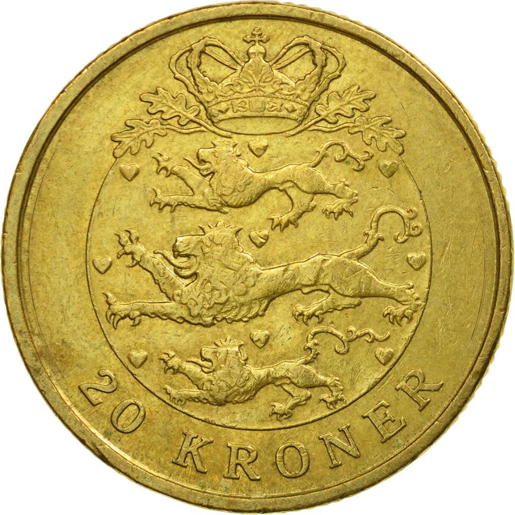 Denmark | 20 Kroner Coin | Margrethe II | Km:891 | 2003 - 2010