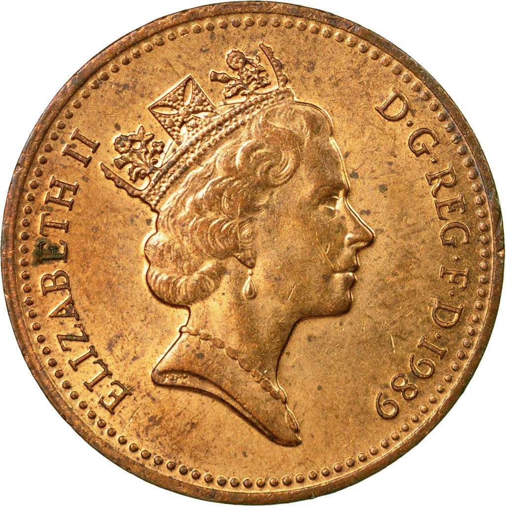 United Kingdom | 1 Penny Coin | Elizabeth II | Km:935 | 1985 - 1992