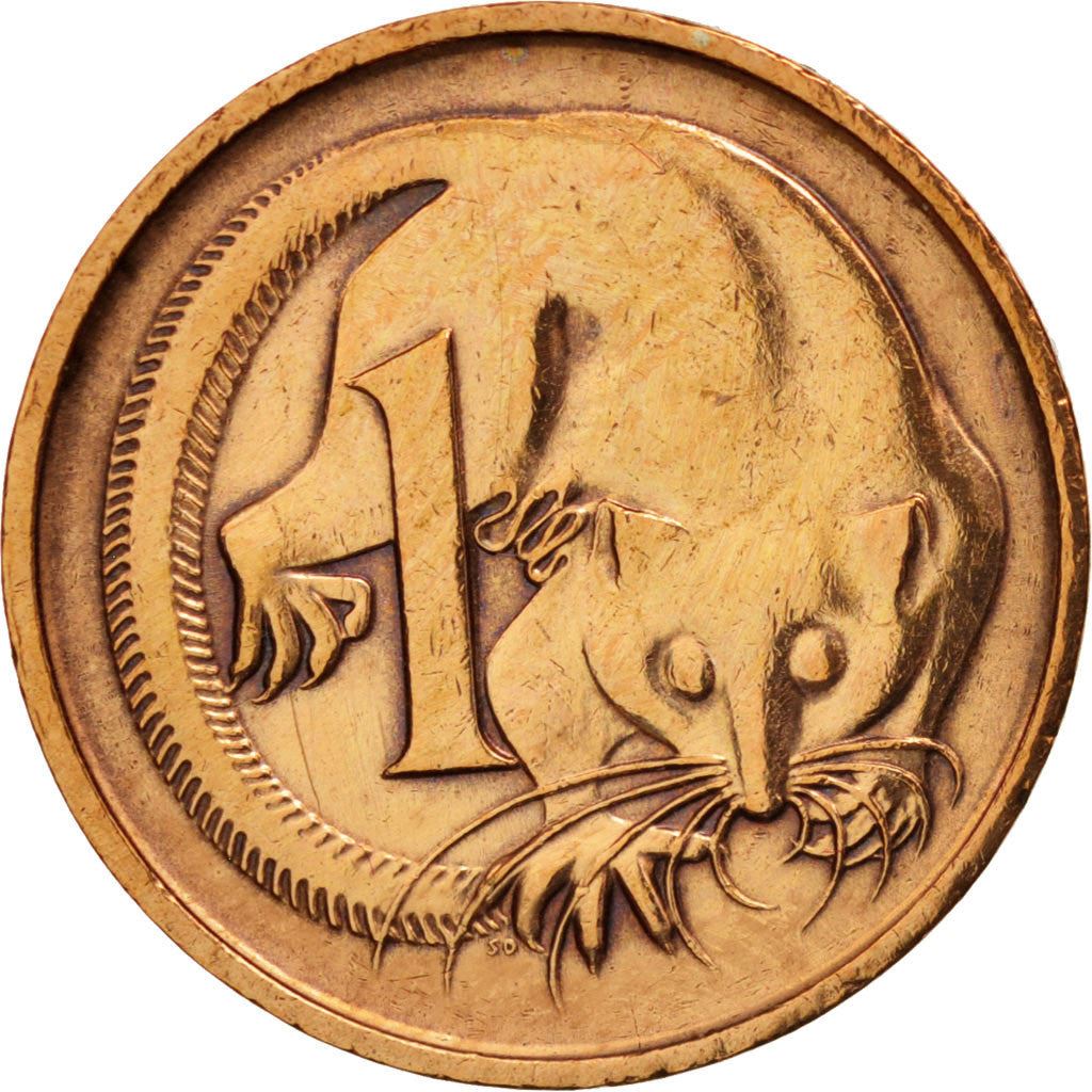 Australia | 1 Cent Coin | Feather-tailed Glider | Km:78 | 1985 - 1991
