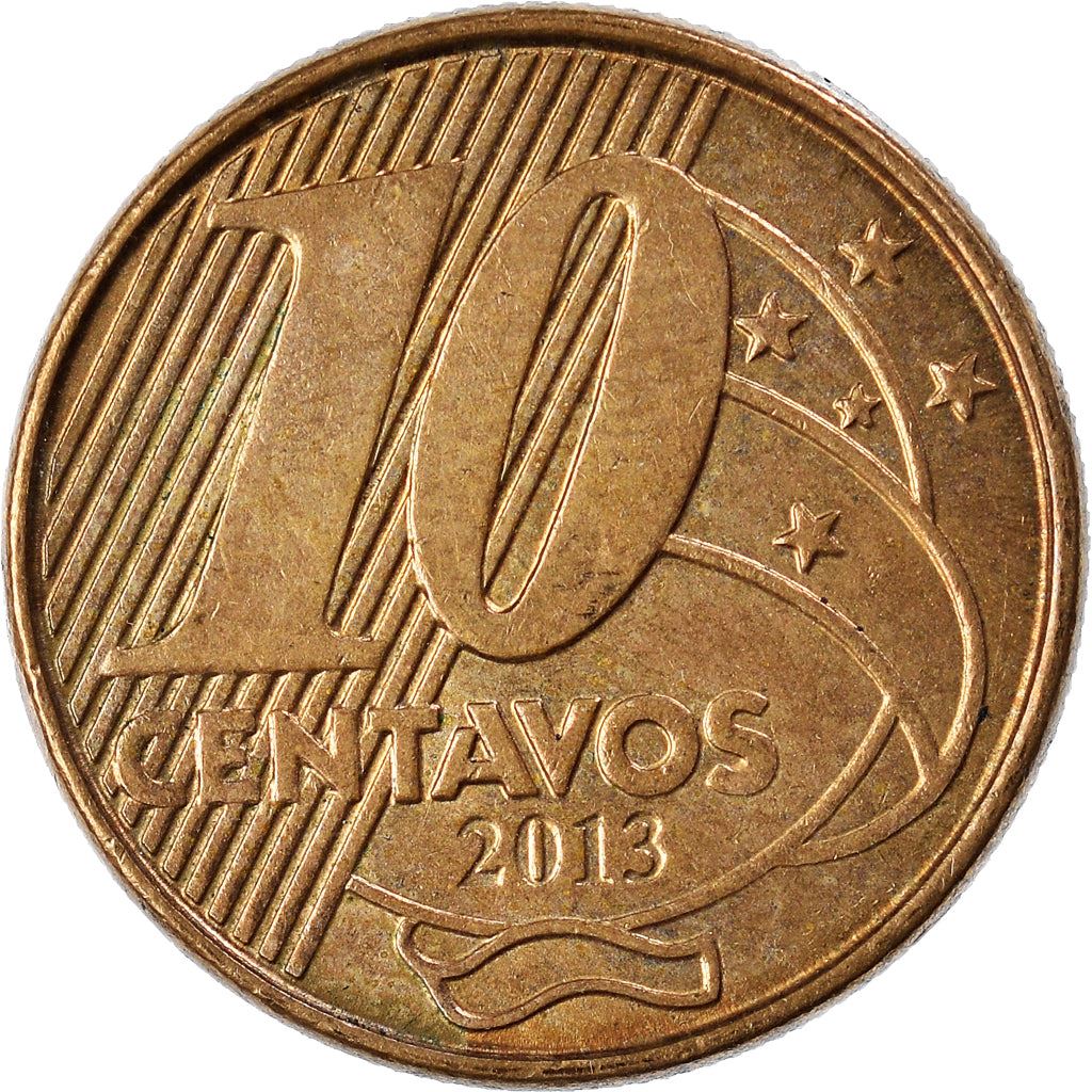 Brazil | 10 Centavos Coin | Pedro I | Km:649 | 1998 - 2024