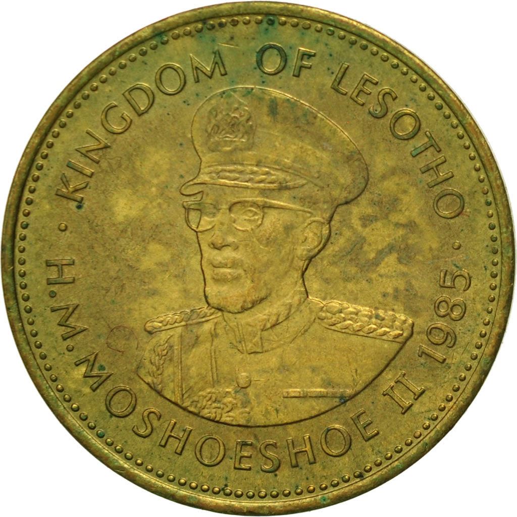 Lesotho | 2 Lisente Coin | Bull | Km:17 | 1979 - 1989