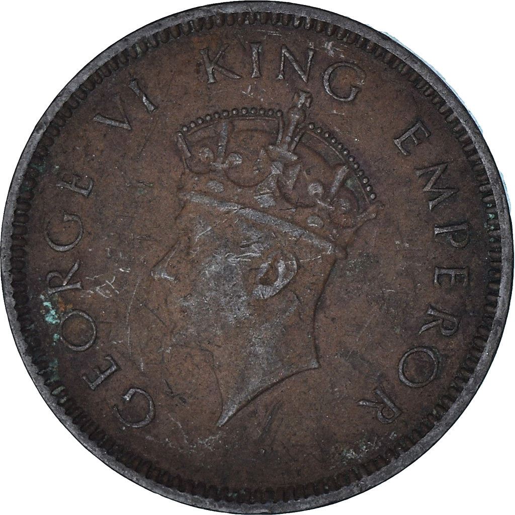 India - British | 1/4 Anna Coin | King George VI | Km:530 | 1938 - 1940