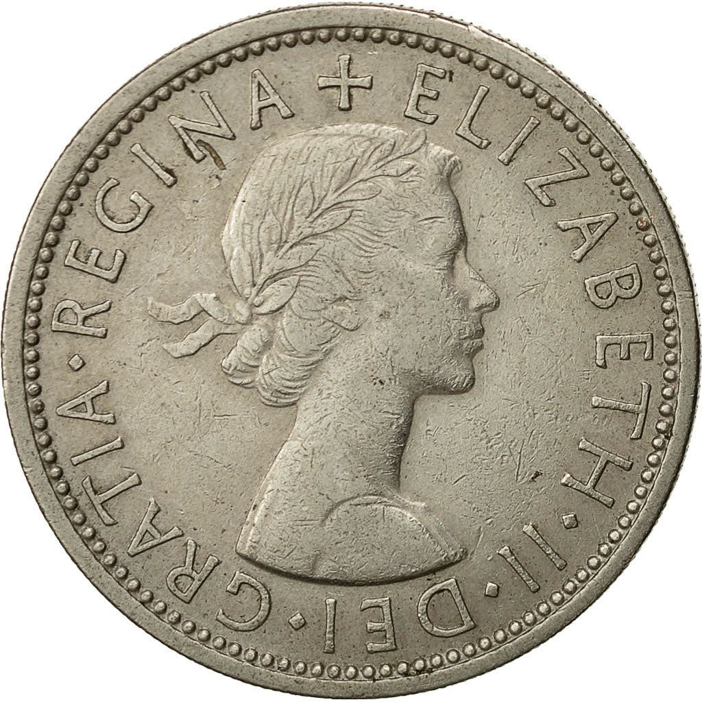 United Kingdom | 2 Shillings Coin | Elizabeth II | Km:906 | 1954 - 1970