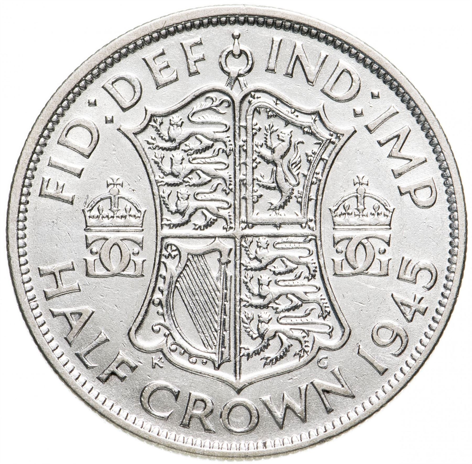 United Kingdom | 1/2 Crown Coin | George VI | KM:856 | 1937 - 1946