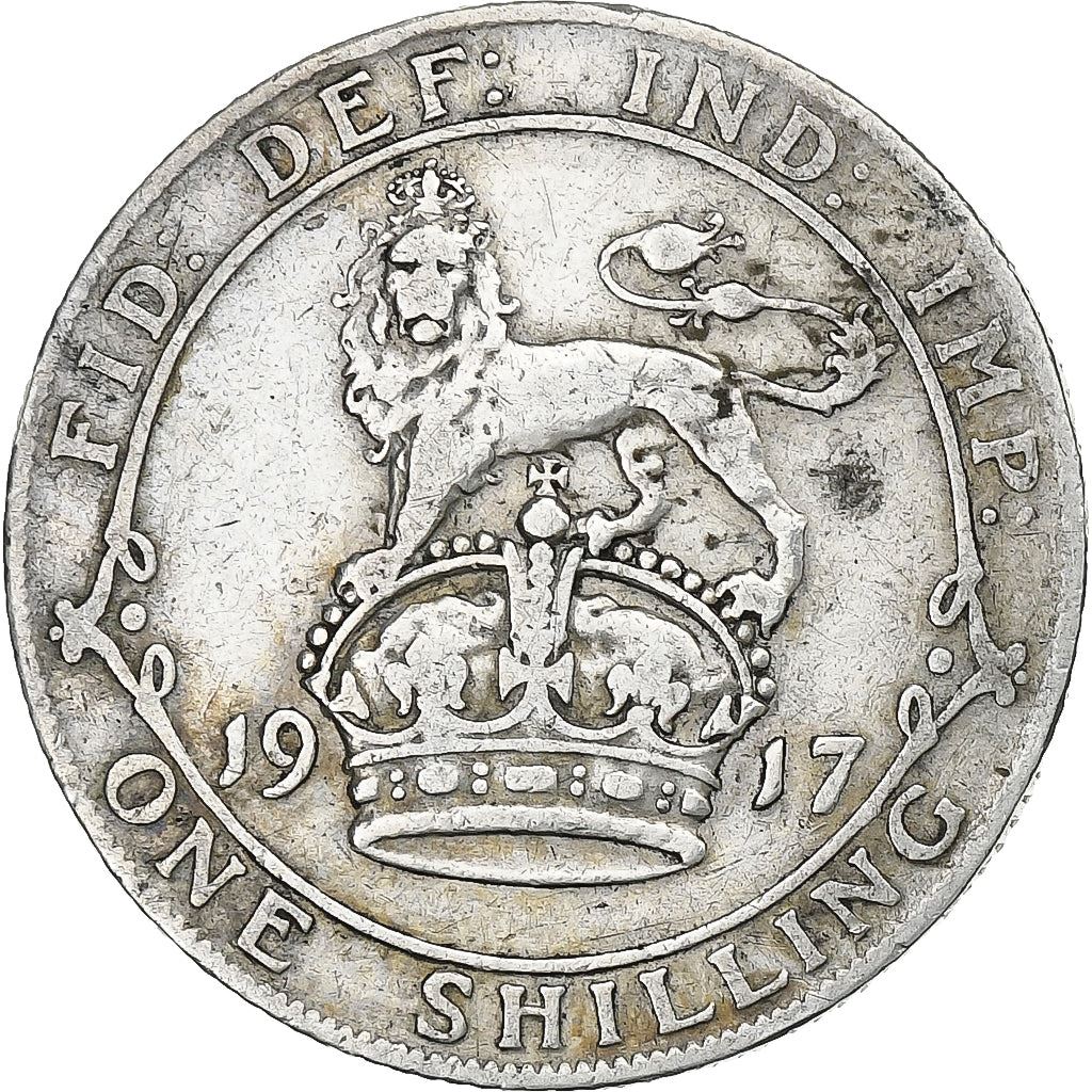 United Kingdom | 1 Shilling Coin | George V | Km:816 | 1911 - 1919