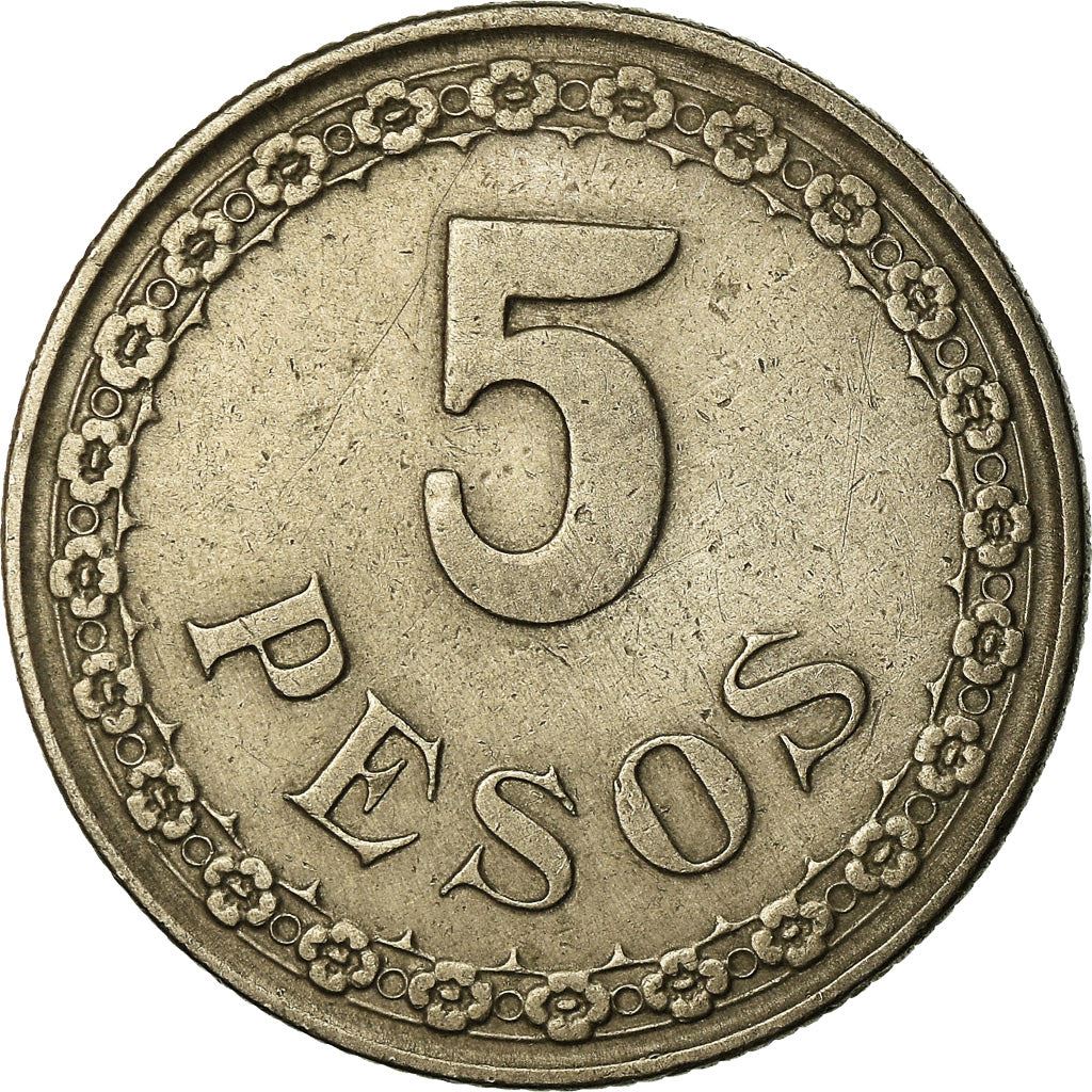 Paraguay | 5 Pesos Coin | Sello Nacional | KM:18 | 1939