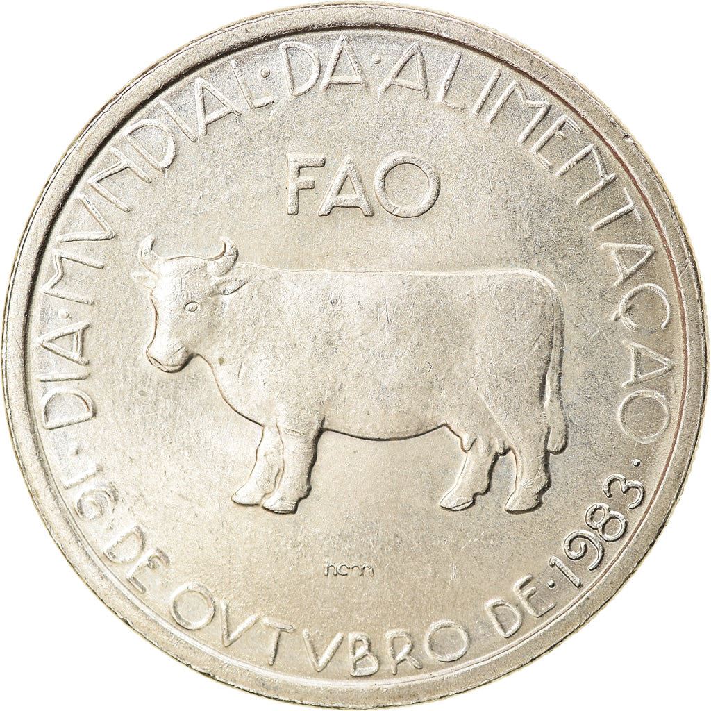 Portugal | 5 Escudos Coin | FAO | Km:618 | 1983