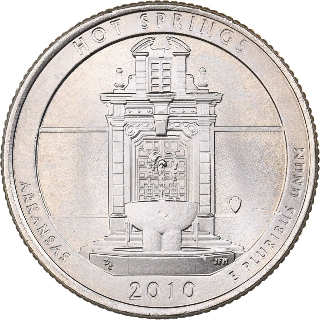 United States | 1/4 Dollar Coin | Arkansas | Hot Springs | Km:469 | 2010