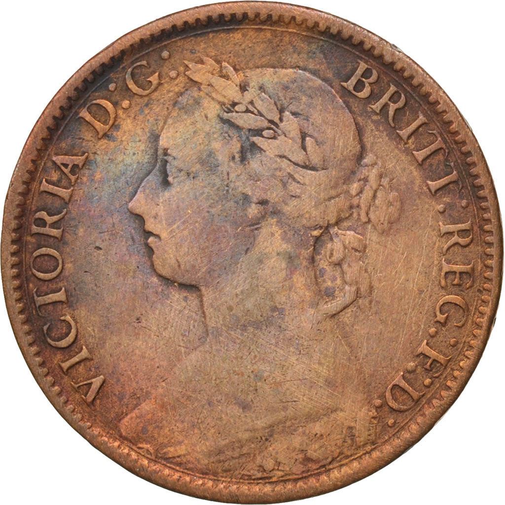 United Kingdom | 1 Farthing Coin | Victoria | Km:753 | 1874 - 1895
