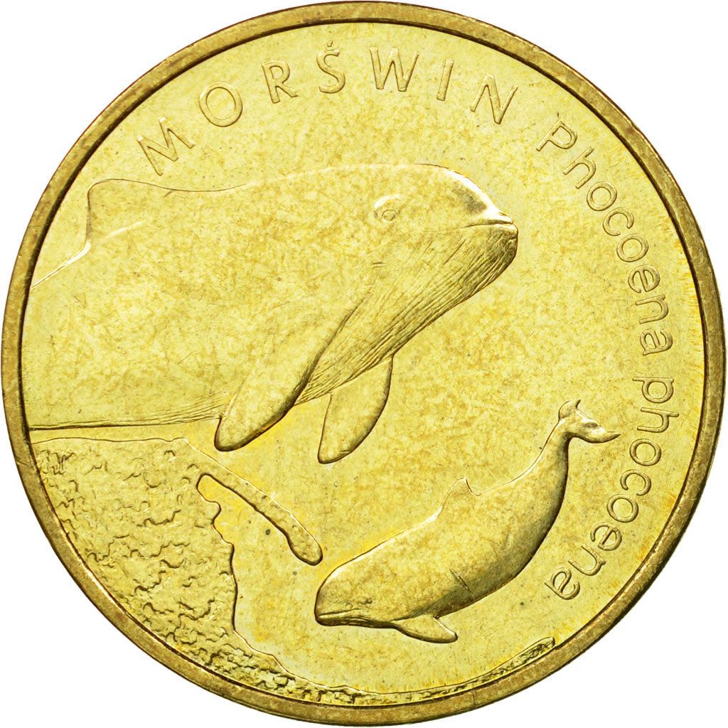 Poland | 2 Zlotys Coin | Morświn | Y:464 | 2004