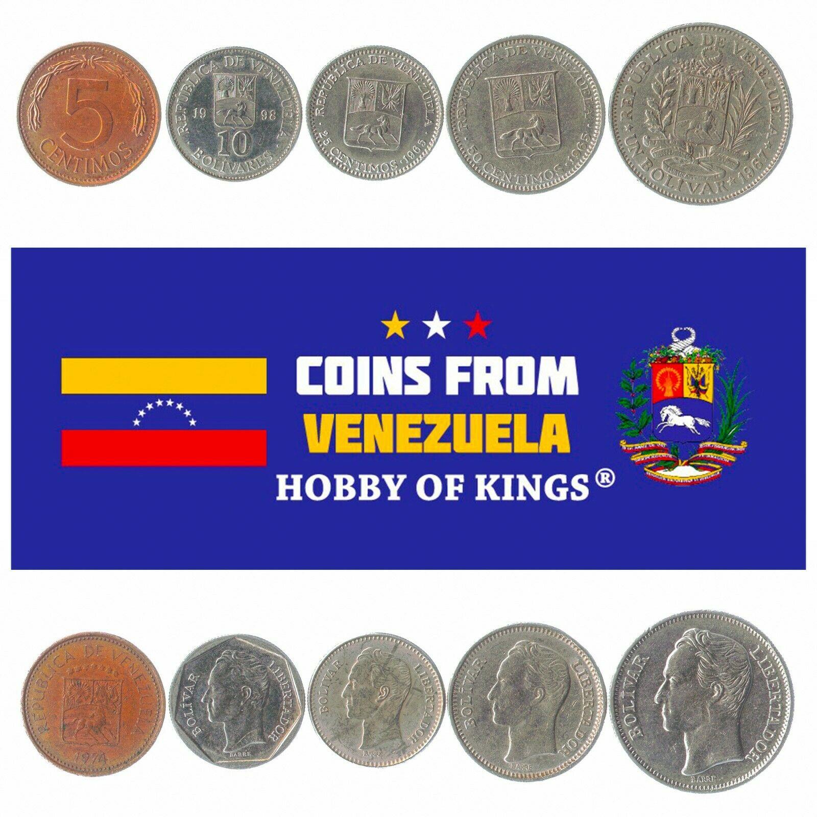 5 Mixed Coins From Venezuela | 1979 - 2020