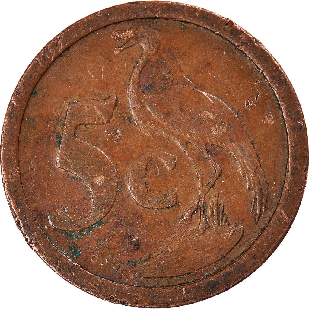 South Africa 5 Cents Tsonga Legend - AFRIKA-DZONGA Coin KM160 1996 - 2000