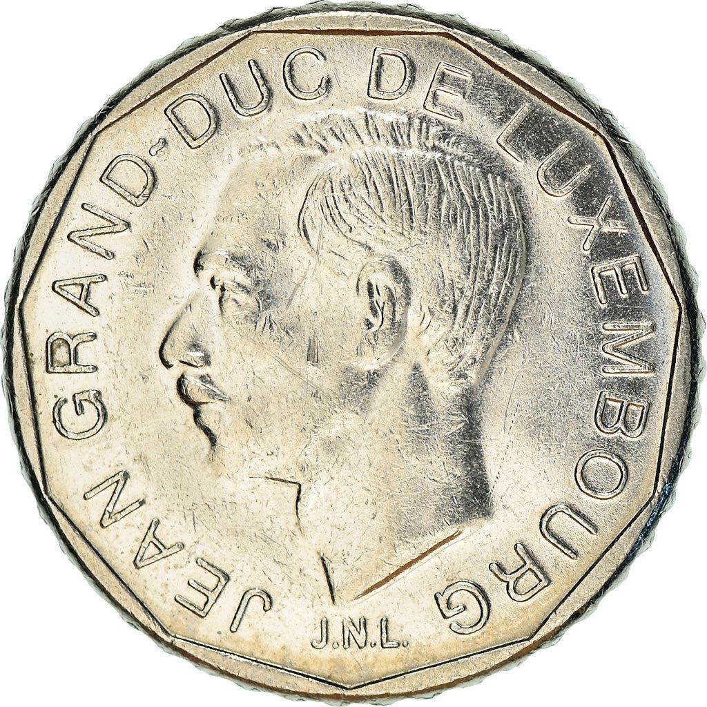 Luxembourg | 50 Francs Coin | Nickel | Monarch | Crown | KM:62 | 1987-1989