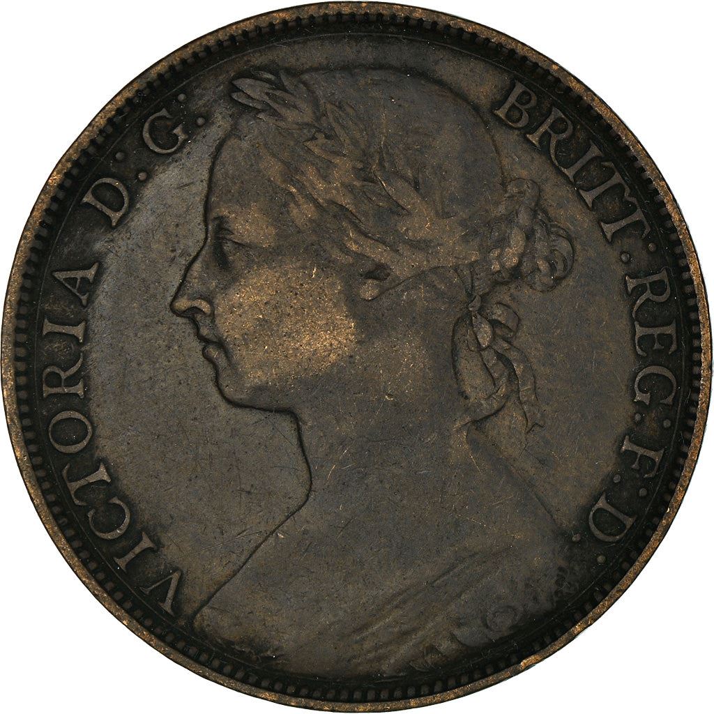 United Kingdom | 1 Penny Coin | Victoria | KM:755 | 1874 - 1894
