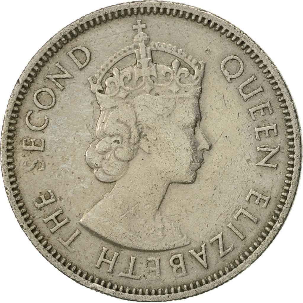 Seychelles | 1/2 Rupee Coin | Elizabeth II | Km:12 | 1954 - 1974