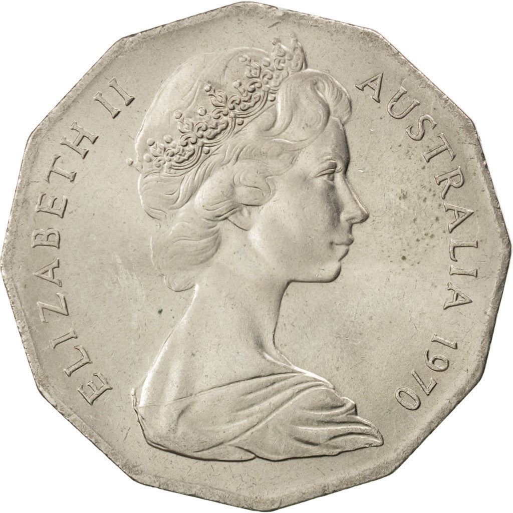Australia | 50 Cents Coin | Captain Cook | Km:69 | 1970