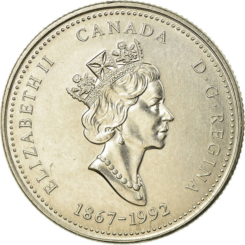 Canada | 25 Cents Coin | Nickel | British Columbia | KM:232 | 1992