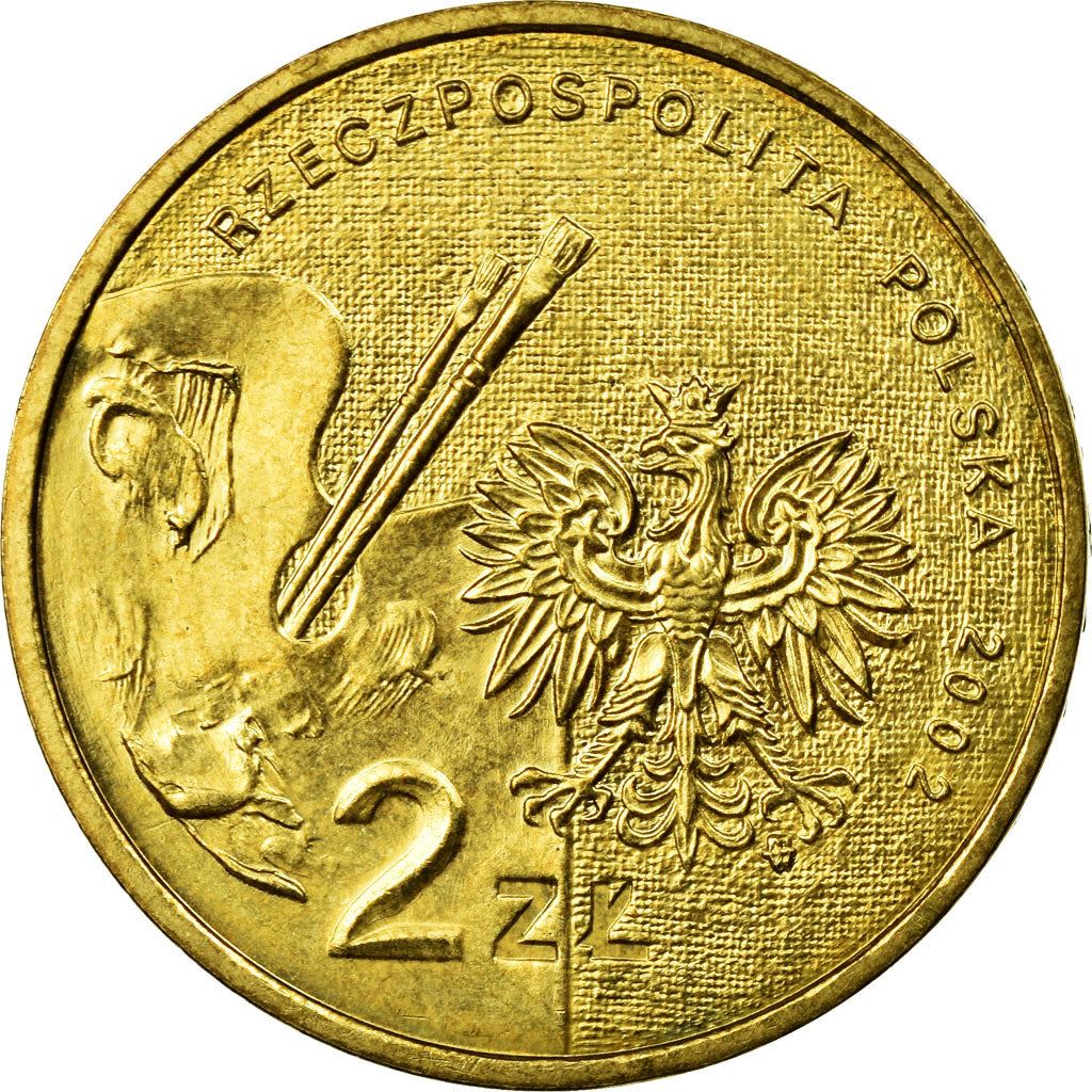 Poland | 2 Zlotys Coin | Jan Matejko | Y:444 | 2002