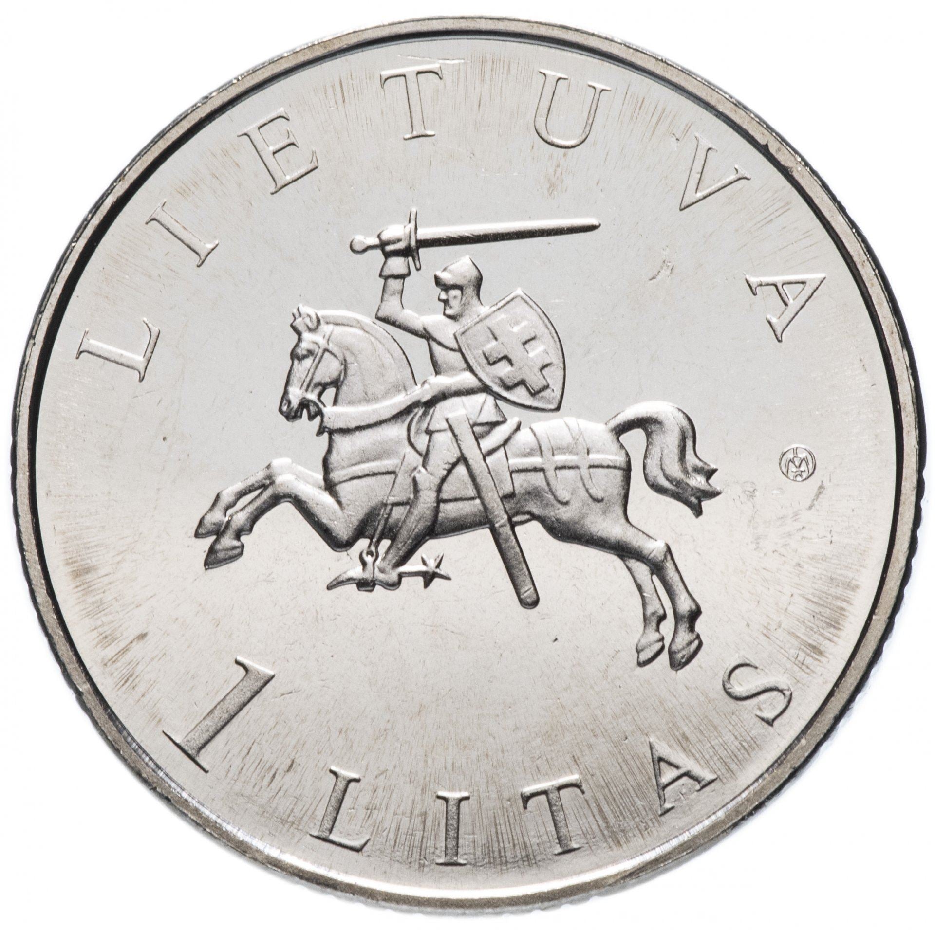 Lithuania | 1 Litas Coin | Cultural capital | KM:162 | 2009