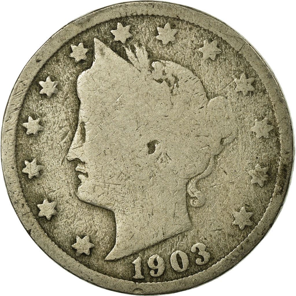 United States | 5 Cents Coin | Liberty | Roman Numeral | KM112 | 1883 - 1913