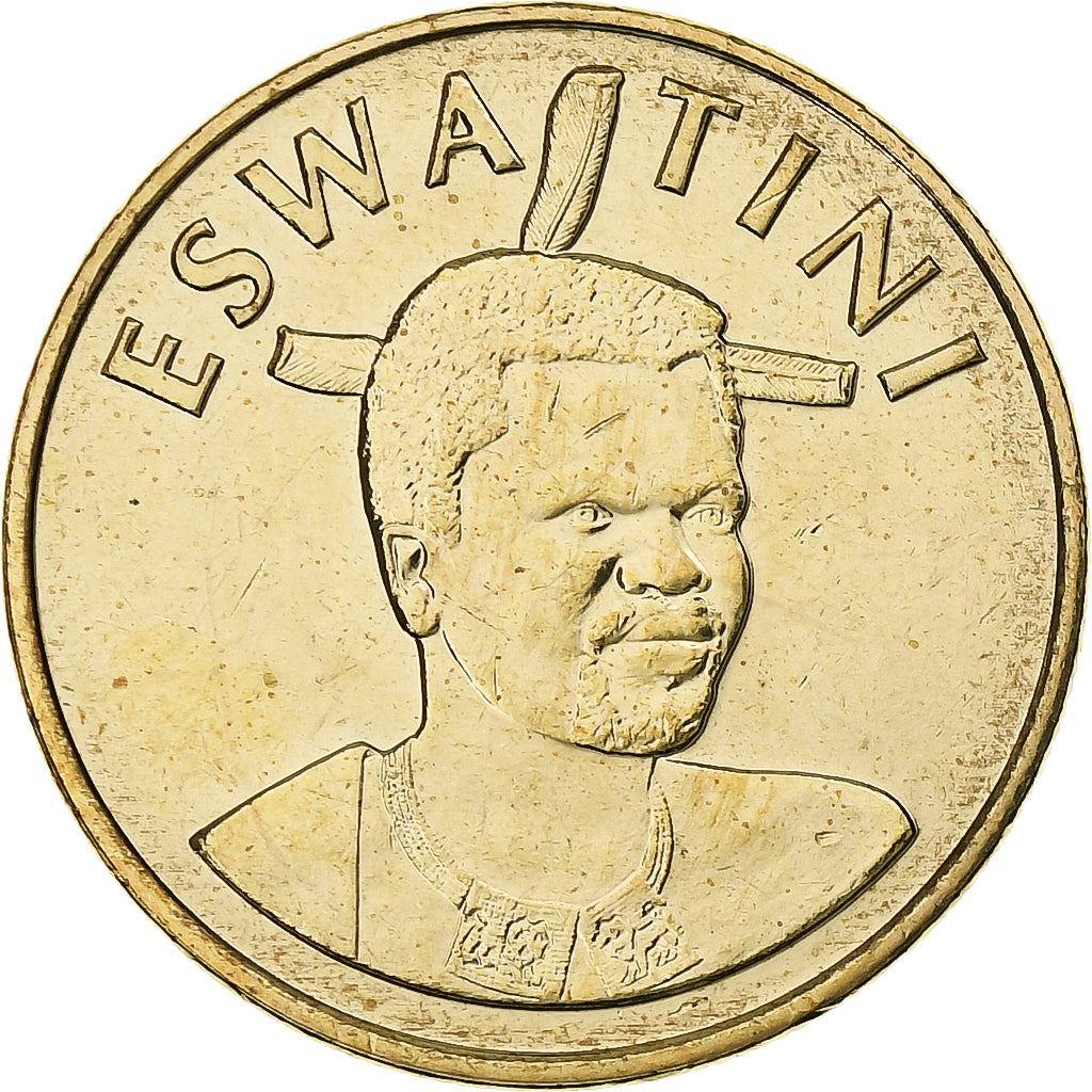 Kingdom of Eswatini | 2 Emalangeni Coin | King Mswati III | Lilies | Km:74 | 2021
