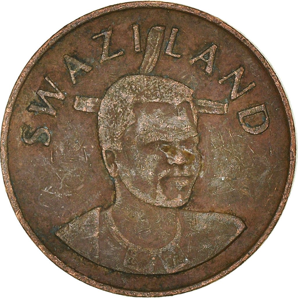 Svazilando Karalystė | 1 cento moneta | Karalius Msvati III | Ananasas | KM:51 | 1995