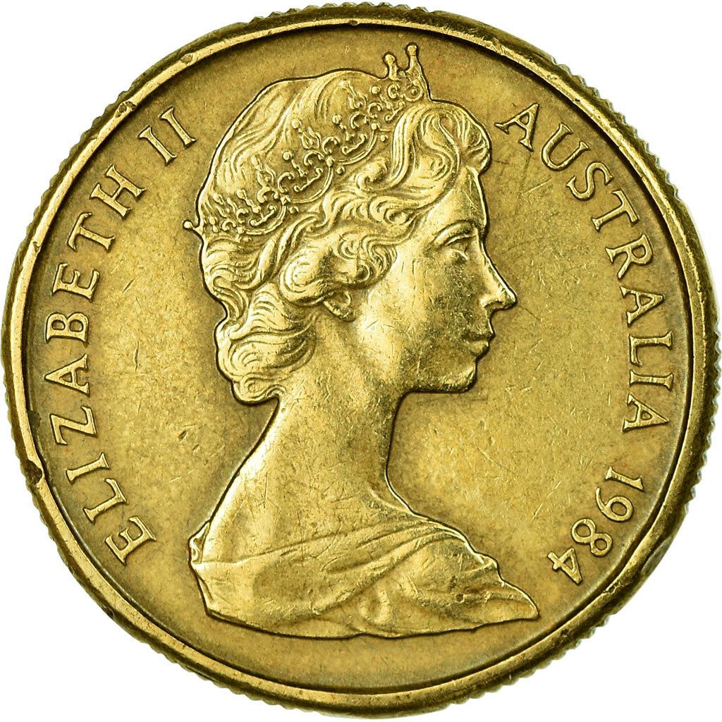 Australia | 1 Dollar Coin | Kangaroos | Km:77 | 1984