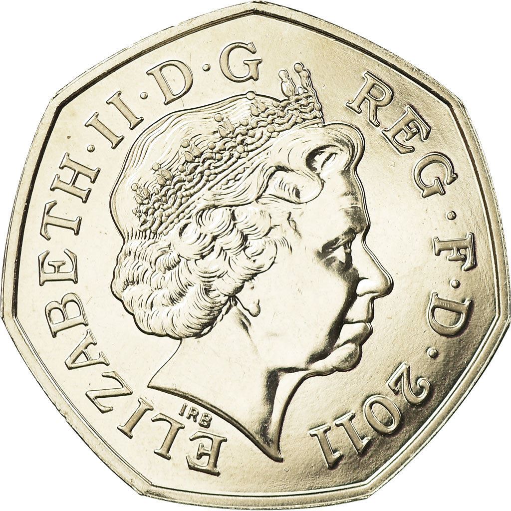 United Kingdom | 50 Pence Coin | Archery | KM:1167 | 2011