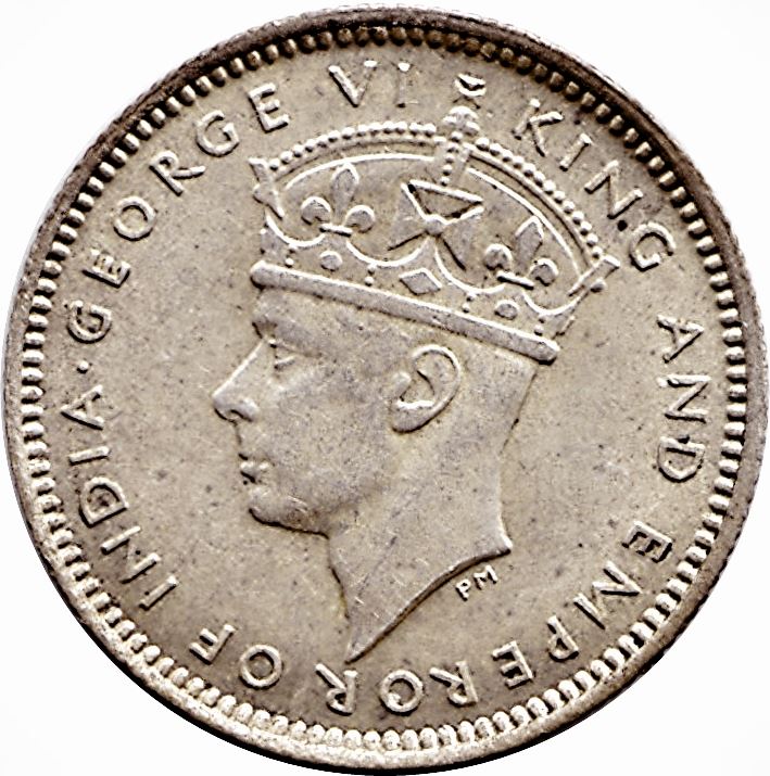 Malaya | 10 Cents Coin | George VI | Km:4 | 1939 - 1941