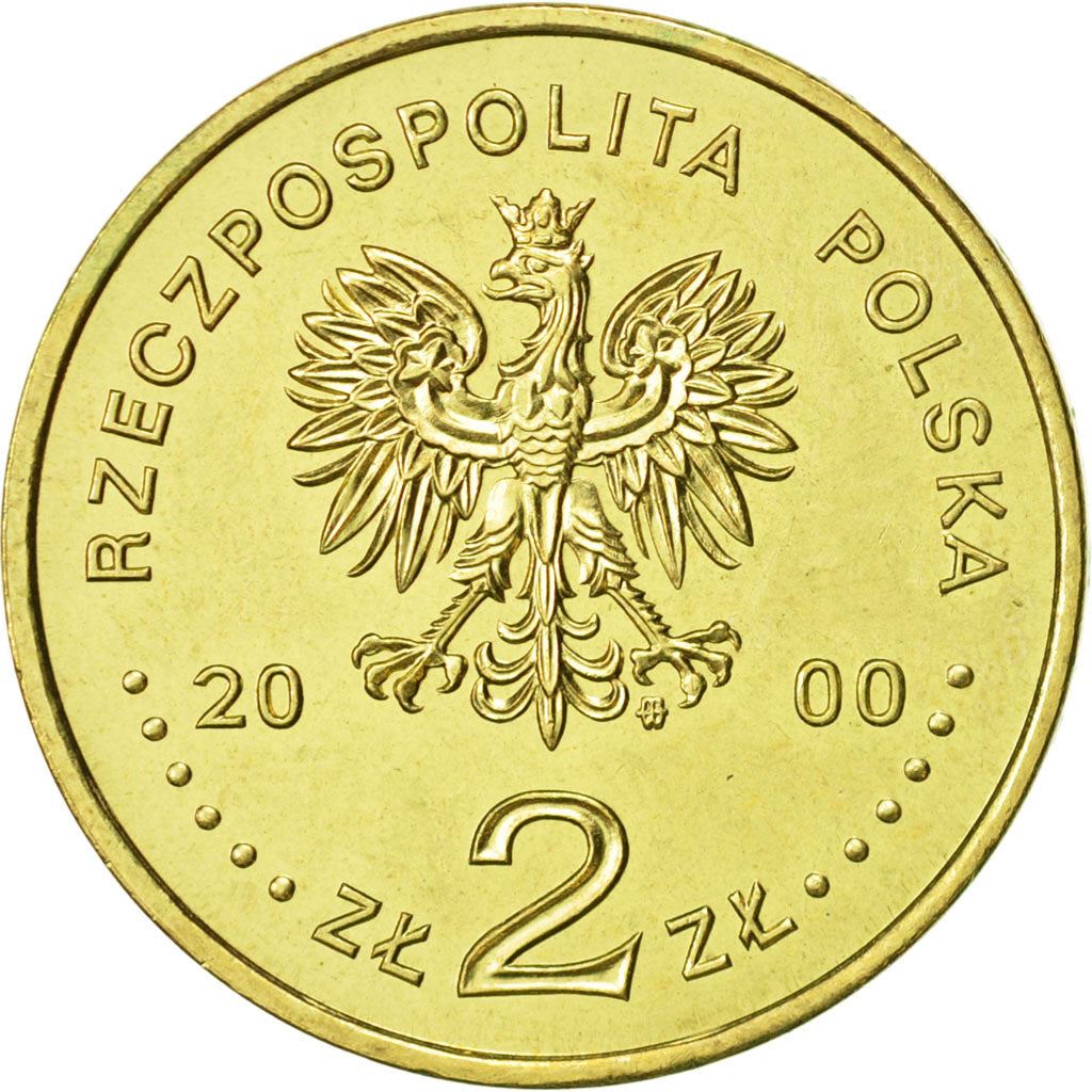 Poland | 2 Zlotys Coin | John II Casimir | Y:398 | 2000
