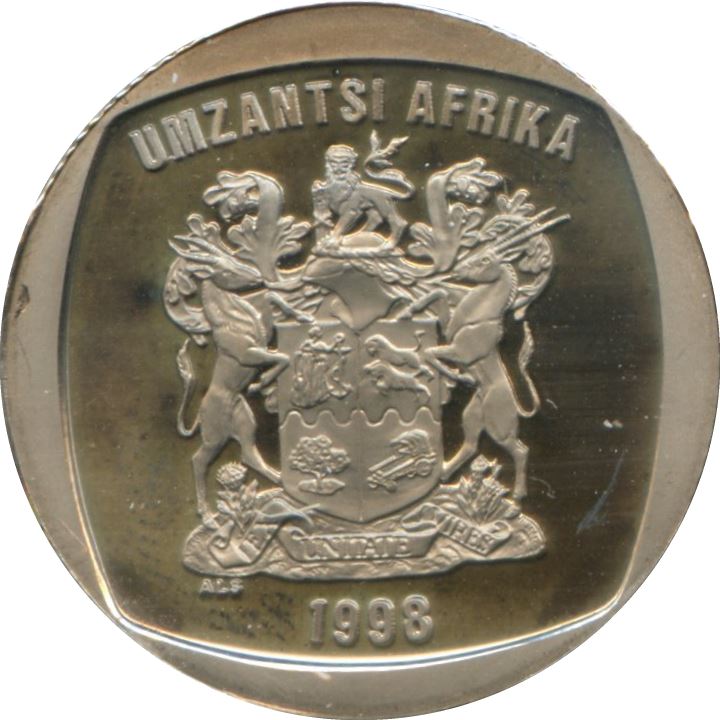 South Africa | 2 Rand Coin | Animals | Kudu | Km:165 | 1996 - 2000