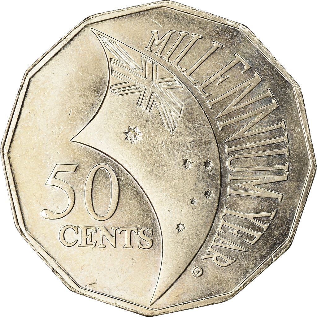 Australia | 50 Cents Coin | Millennium Year | Km:488.1 | 2000