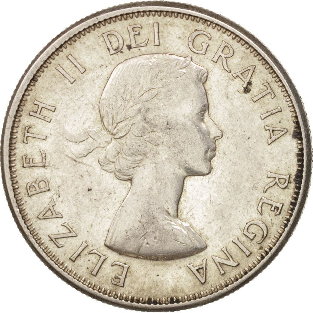 Canada | 50 Cents Coin | Silver | 1st portrait | KM:56 | 1959-1964