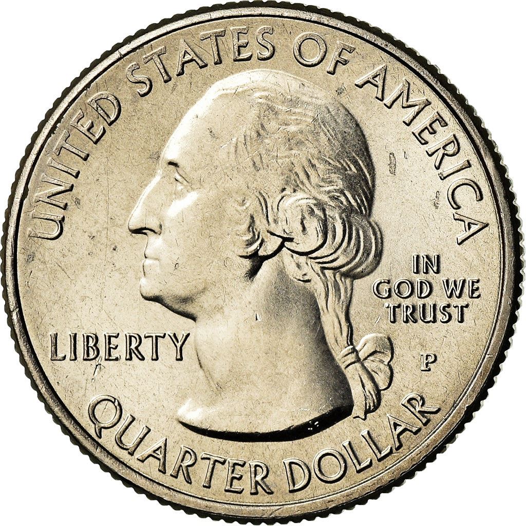 United States | ¼ Dollar Coin | Copper-nickel clad copper | War in the Pacific National Historical Park, Guam | KM:696 | 2019