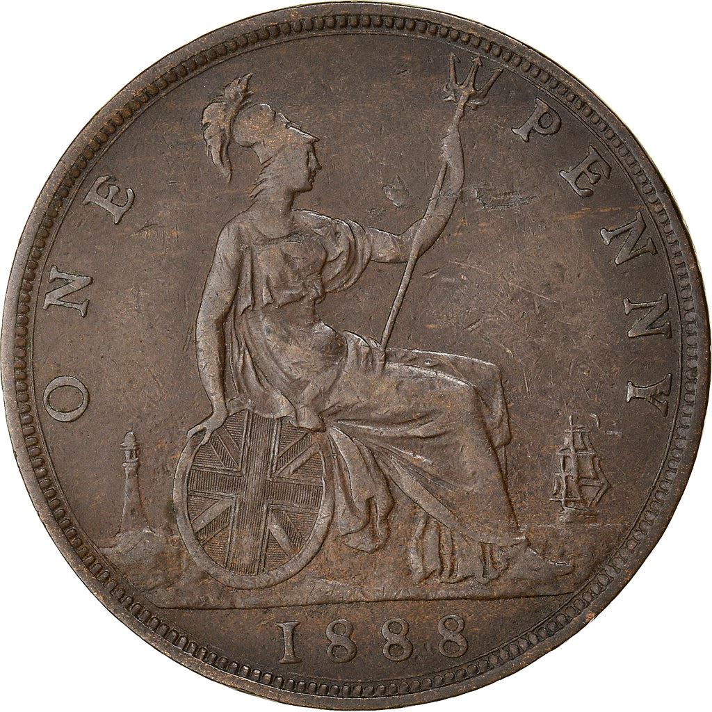 United Kingdom | 1 Penny Coin | Victoria | KM:755 | 1874 - 1894