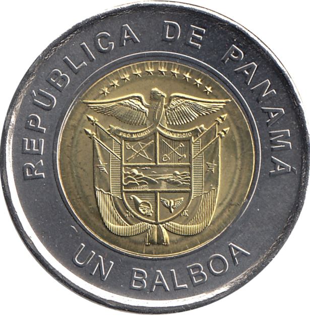 Panama 1 Balboa Coin | Our Lady of Mercy Church | KM164 | 2019