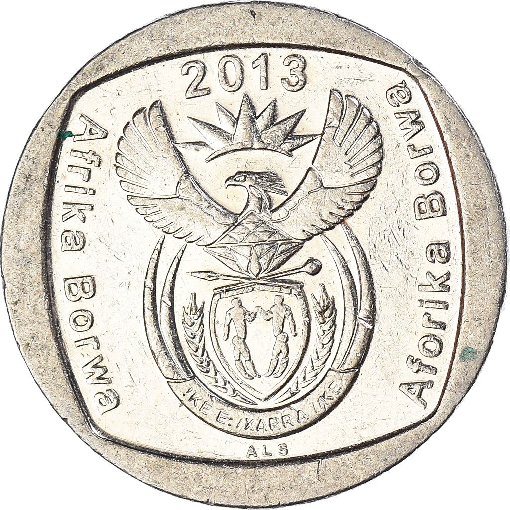 Pietų Afrika 1 Rand Afrika Borwa - Aforika Borwa moneta KM504 2011 - 2013