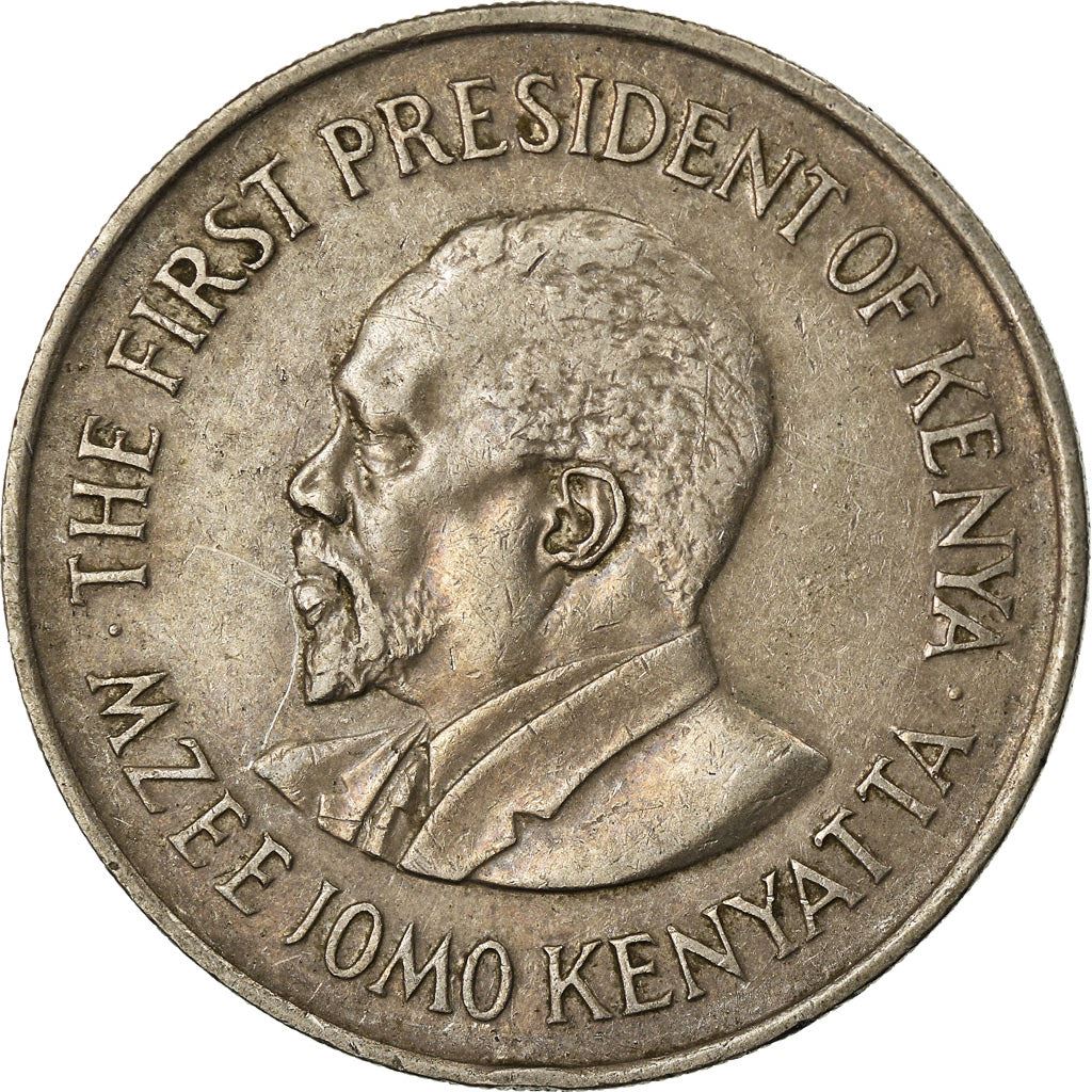 Kenya 1 Shilling | Jomo Kenyatta 1963 - 1978 Coin | KM14 | 1969 - 1978