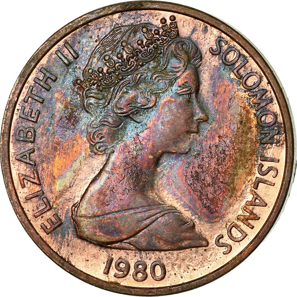 Islas Salomón | Moneda de 1 Centavo | Isabel II | Cuenco de Comida | Km:1 | 1977 - 1983